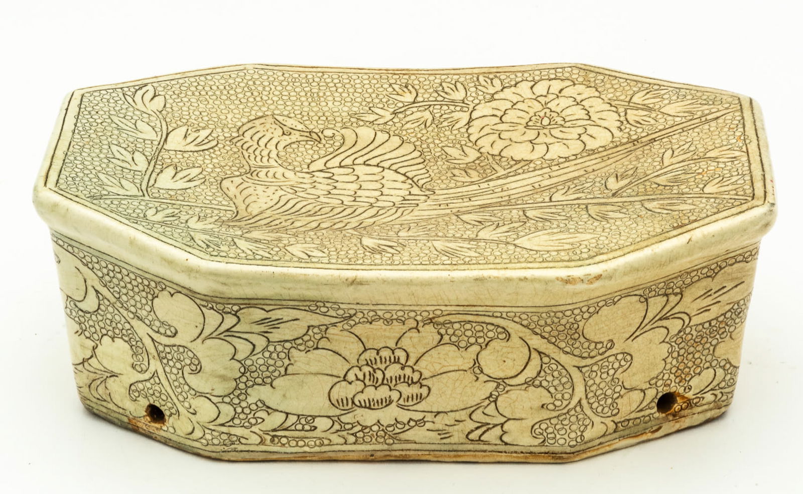 RARE CHINESE CERAMIC HEADREST (1 of 2)