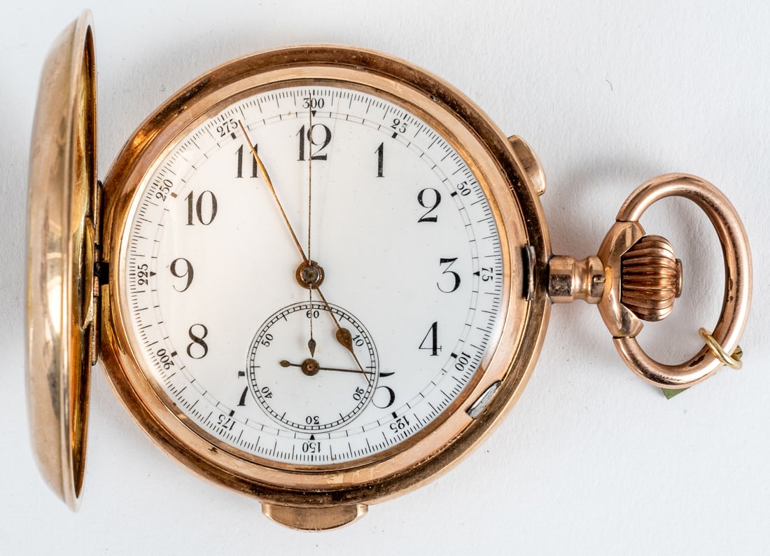 GOLDEN FILS DE R.PICARD SAVONNETTE POCKET WATCH (1 of 1)