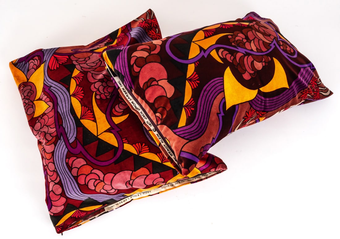 PAIR OF JACK LENOR LARSEN PILLOW SLIPS (1 of 1)