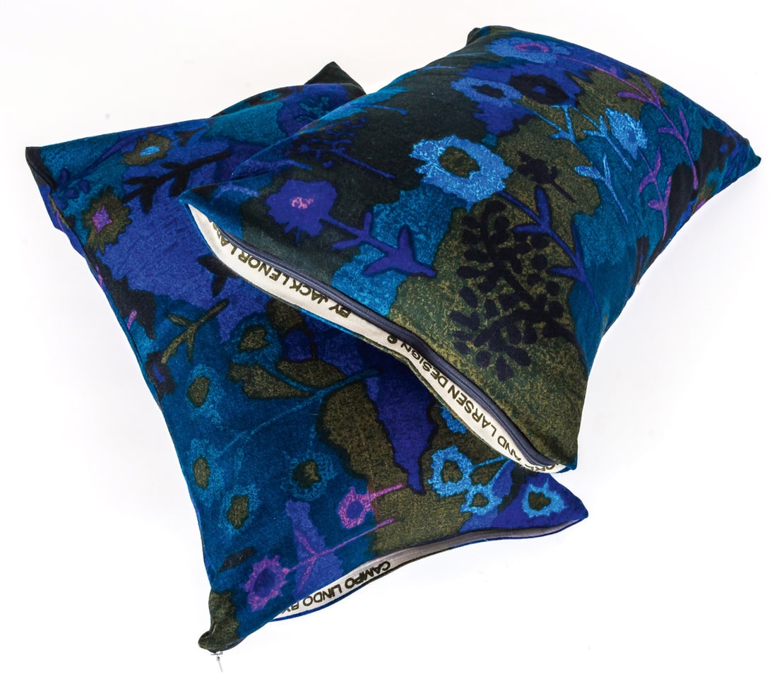 PAIR OF JACK LENOR LARSEN PILLOW SLIPS (1 of 1)