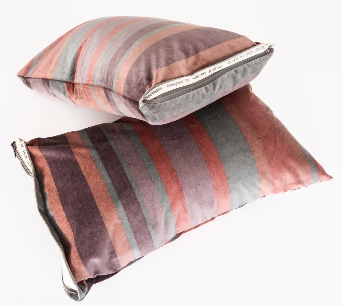 PAIR OF PILLOW SLIPS DESIGNED BY WARREN PLATNER FOR JACK LENOR LARSEN (1 of 1)