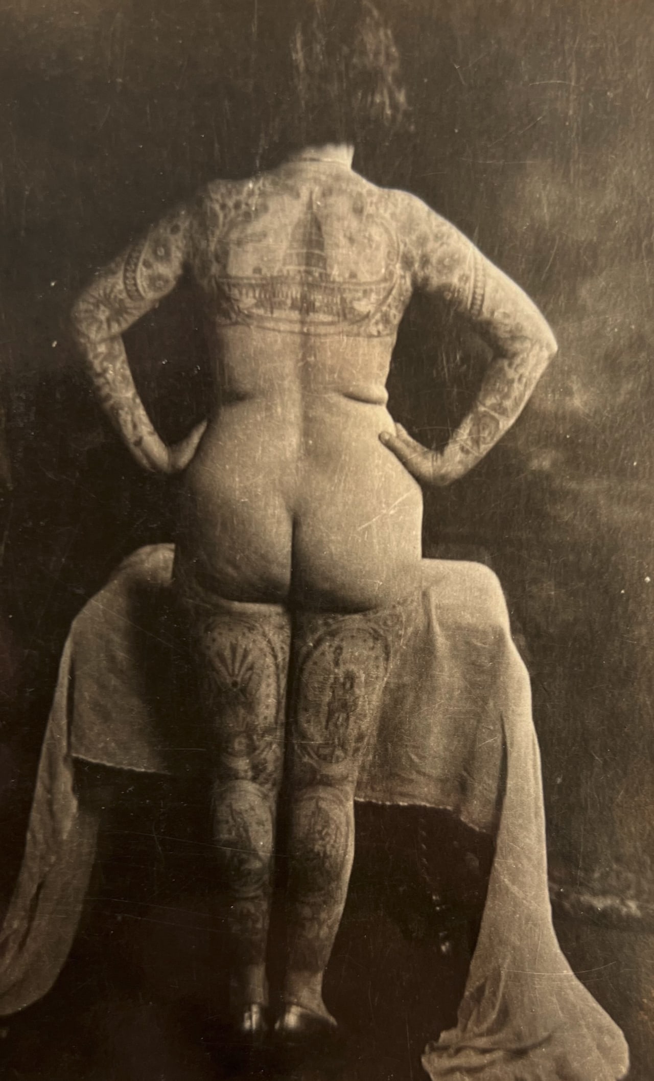 Tattooed Lady - Ethel Martin Vangi (1898-1977) "Lady Viola" (1 of 3)