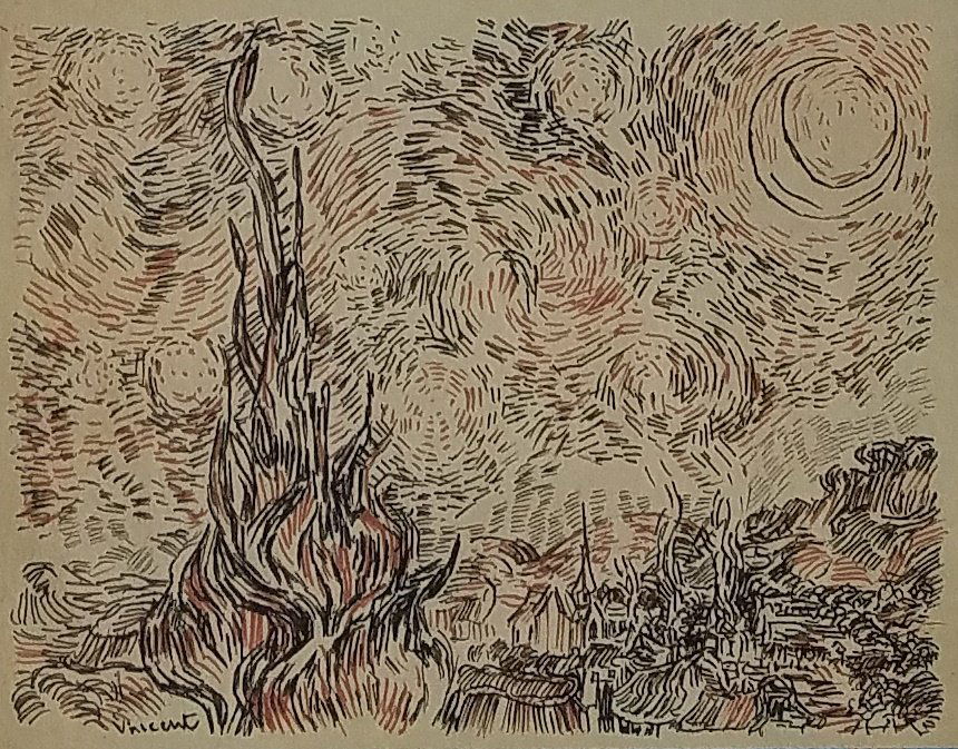 Painting: Attributed to VINCENT VAN GOGH (Dutch, (1 of 1)