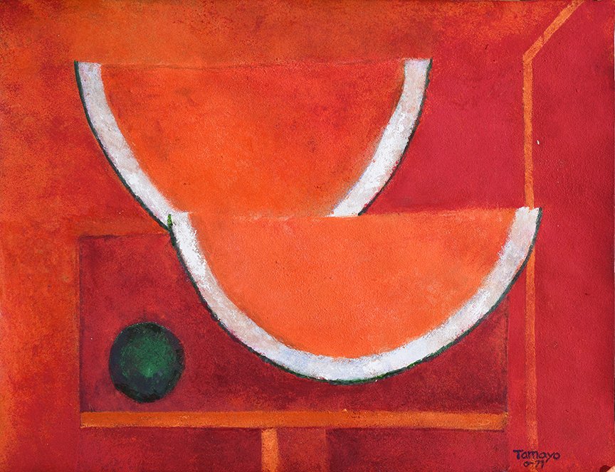 Painting: Attrib to RUFINO TAMAYO (Mexican, 1899 -1991) (1 of 1)