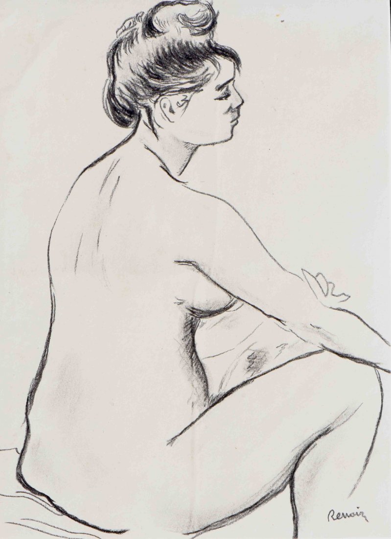 Sketch by PIERRE-AUGUSTE RENOIR (Attrib) (1 of 1)