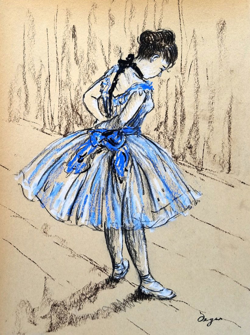 Painting: Attrib to EDGAR DEGAS (French, 1834-1917) (1 of 1)