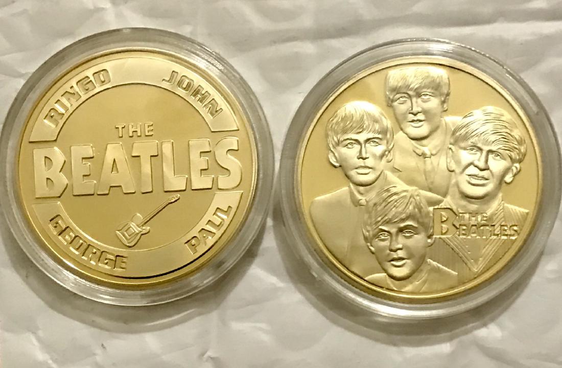 Limited ED “The BEATLES” Gold Clad Tribute Coin: Limited ED “The BEATLES” Gold Clad Tribute Coin