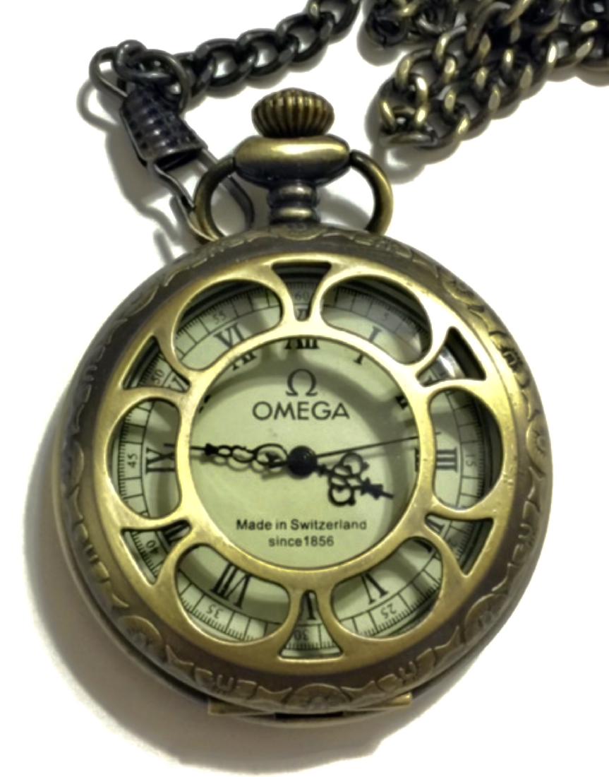 Vintage OMEGA Swiss Made Mechanical Pocket Watch: Skeleton Back – Working & Elegant Piece – See all Photos