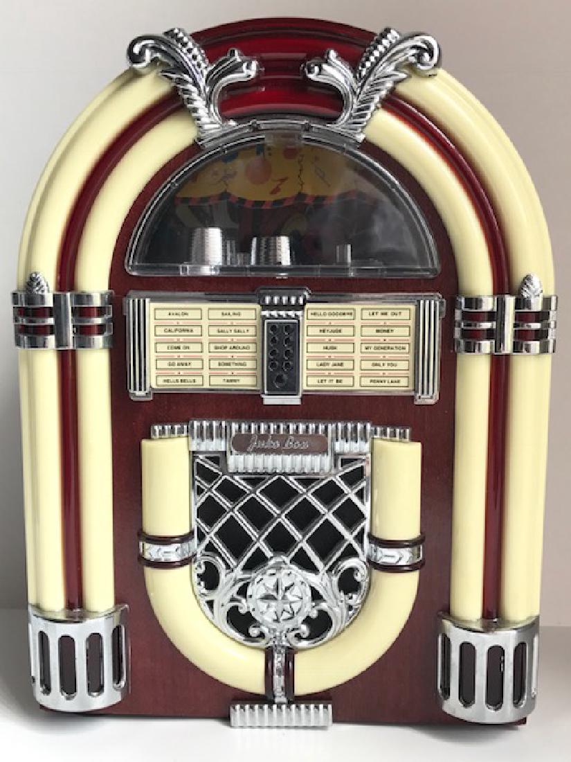 Retro 1960’s Nostalgic JUKE BOX Tabletop Radio: Retro 1960’s Nostalgic JUKE BOX Tabletop Radio