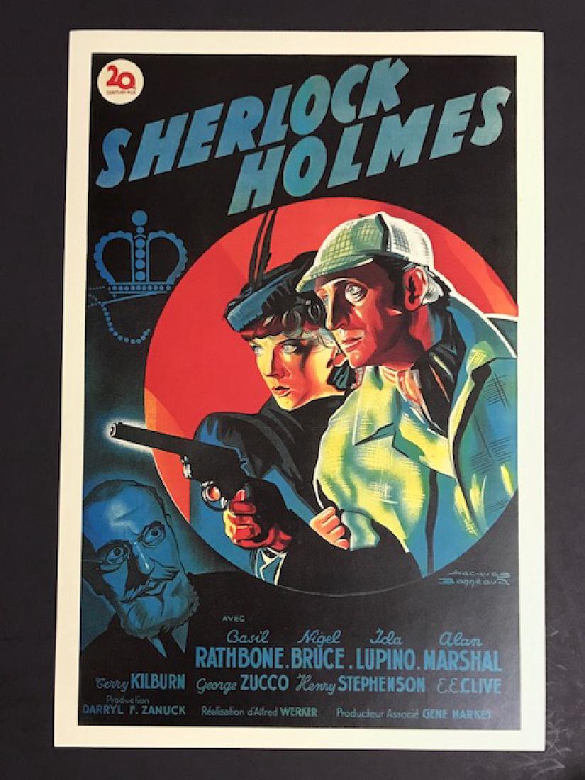 SHERLOCK HOLMES Movie Theatre Lobby Card Poster: 12” x18” – Print Date Unknown