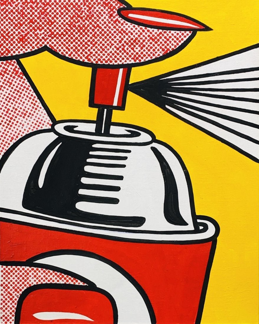 ROY LICHTENSTEIN, Mixed Media on Canvas Panel (Attrib.): ROY LICHTENSTEIN (1923-1997) Title: Untitled, Medium: Mixed Media on Canvas Panel, Size: 16" H x 20" W (in), Date: ca. 1993-95. w/C. of Attribution. Was an American artist known for his paintings and