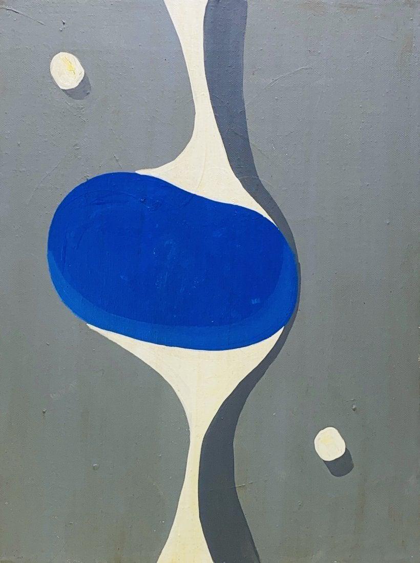 JEAN ARP, Oil on Canvas (Attrib.): JEAN ARP (1886-1966) Title: Untitled, Medium: Oil on Canvas, Size: 16\" H x 12\" W (in), Date: 1953-64. w/C. of Attribution. Was a French-German artist and poet known as a founding member of Dadaism.