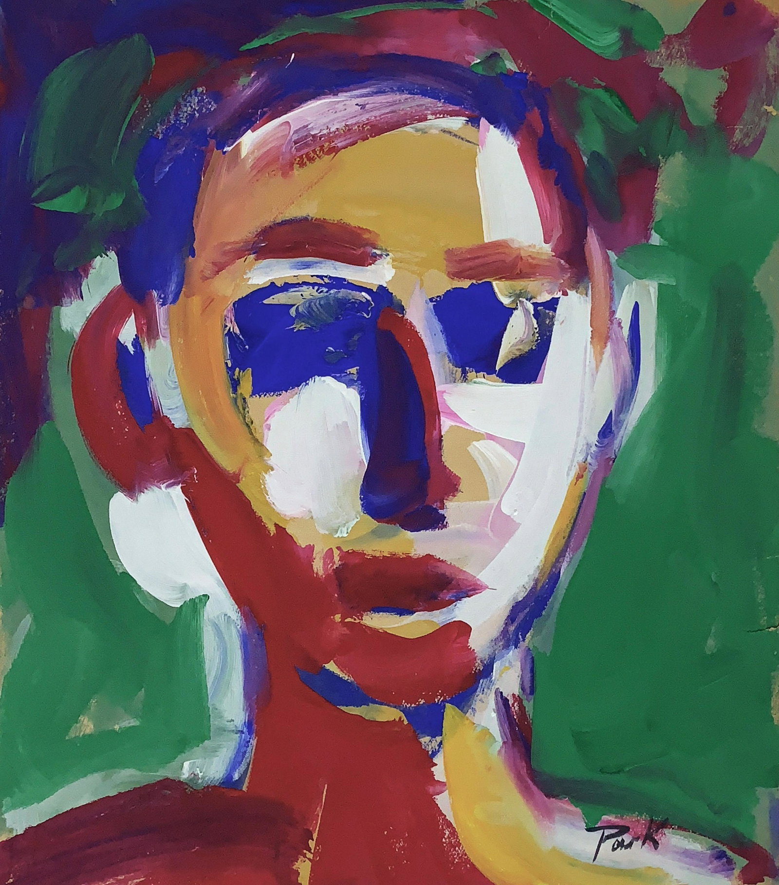DAVID PARK, Gouache on Paper (Attrib.): Attributed to DAVID PARK (1911-1960) Title: Untitled, Medium: Gouache on Paper, Date: ca. 1960, Size: 12.25" H x 11" W (in). This lot is accompanied by a Certificate of Attribution, is not a reproduct