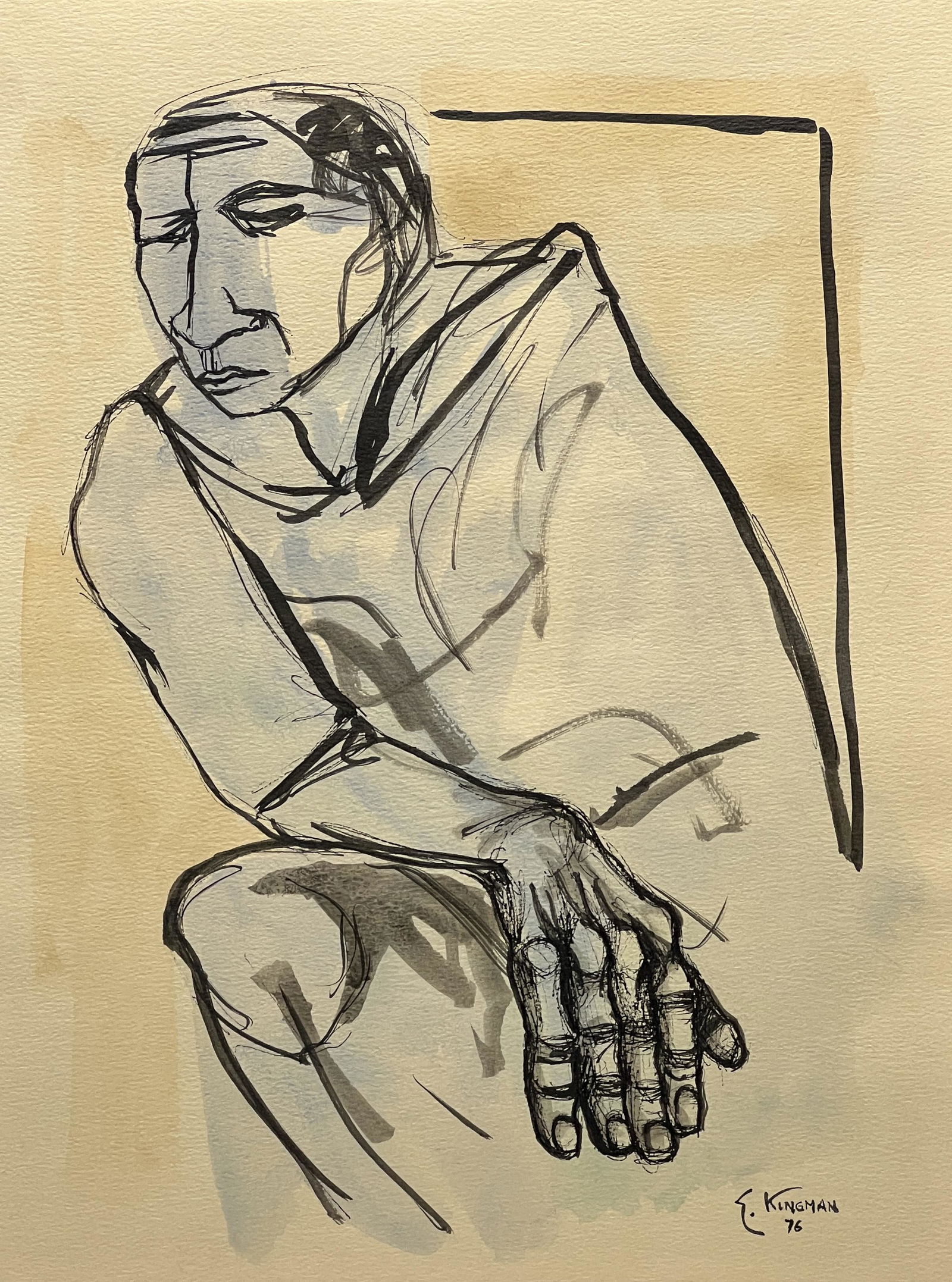 Eduardo Kingman, Gouache on paper. (1 of 4)