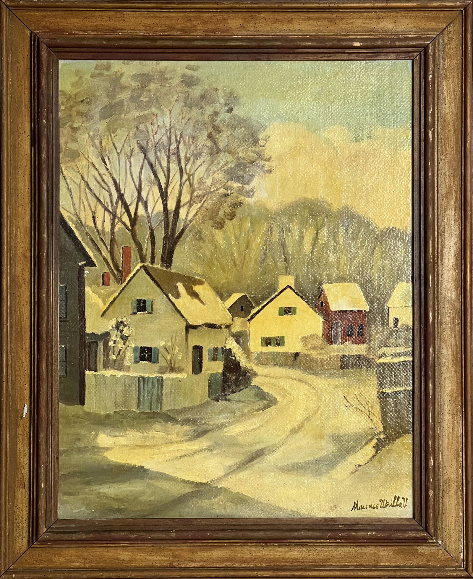 Maurice Utrillo, Oil on canvas board. (1 of 5)