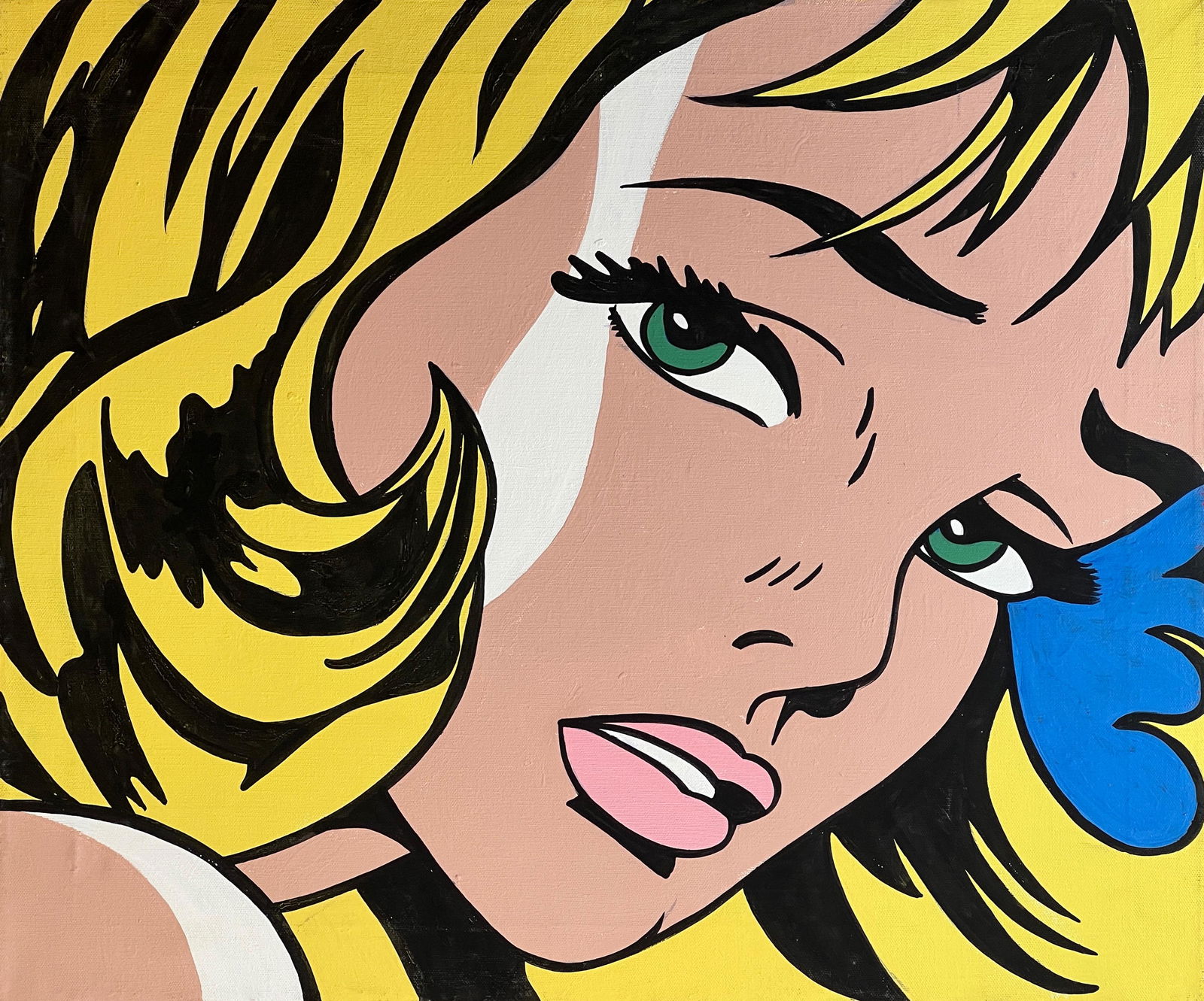 Roy Lichtenstein, Acrylic on canvas. (1 of 2)