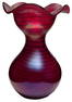 Stunning Large Signed KRALIC Iridescent Glass Vase.