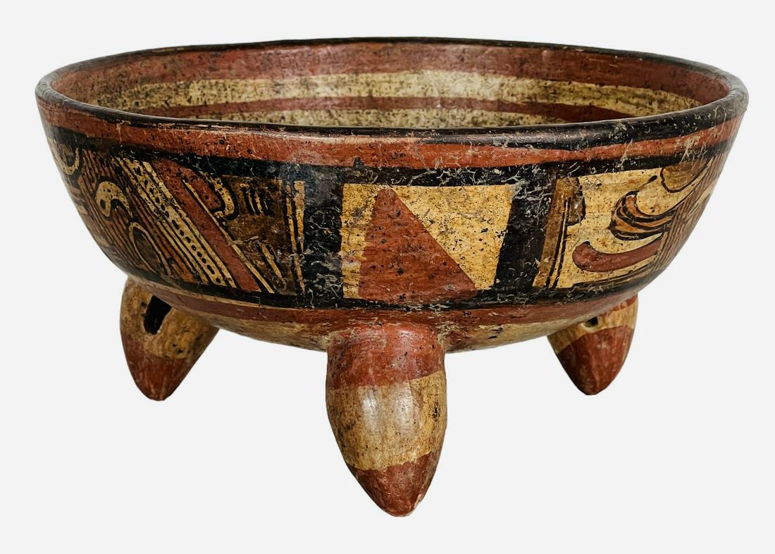 Polychrome Ceramic Figure Pre-Columbian Style. (1 of 7)