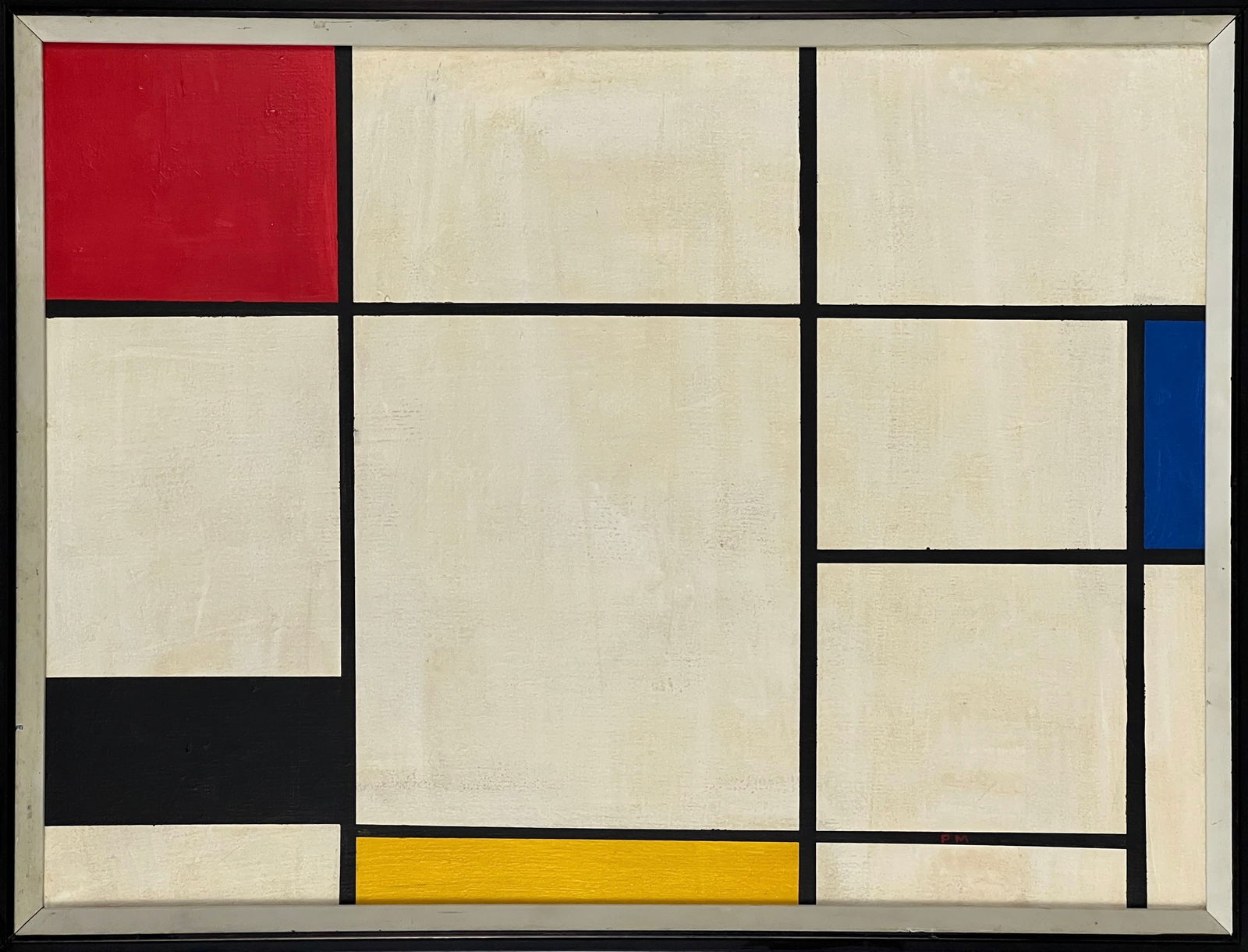 Piet Mondrian, Oil on canvas. (1 of 2)