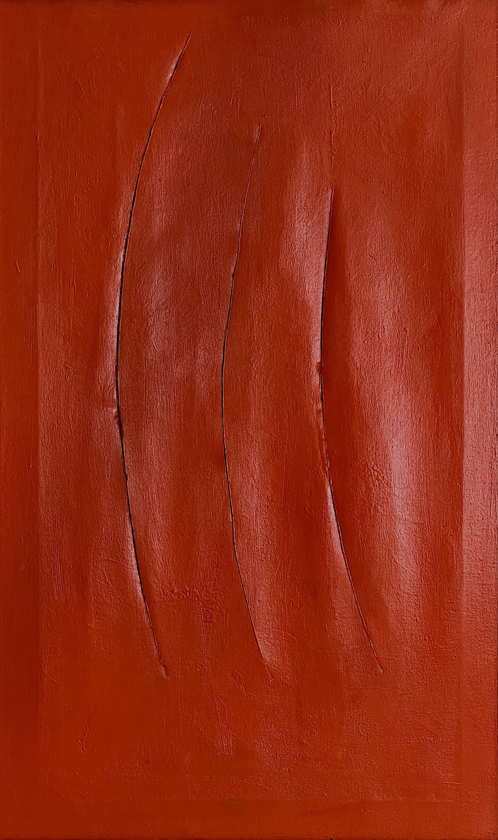 Lucio Fontana, Oil on canvas. (1 of 3)