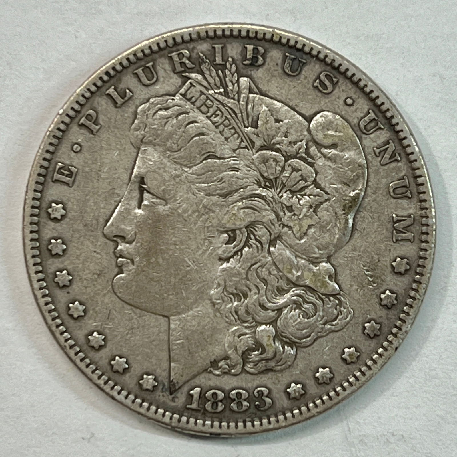 1883 US Silver Morgan Dollar Coin. (1 of 4)