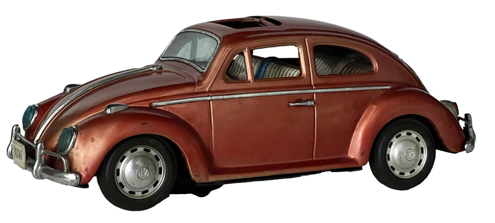 Large Vintage Tin Japanese Battery Operated VW Beetle Toy. (1 of 15)