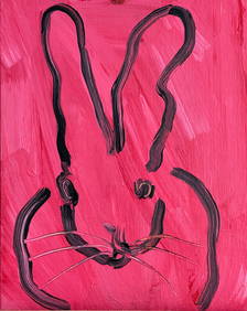 Hunt Slonem, Oil on canvas board. (1 of 3)