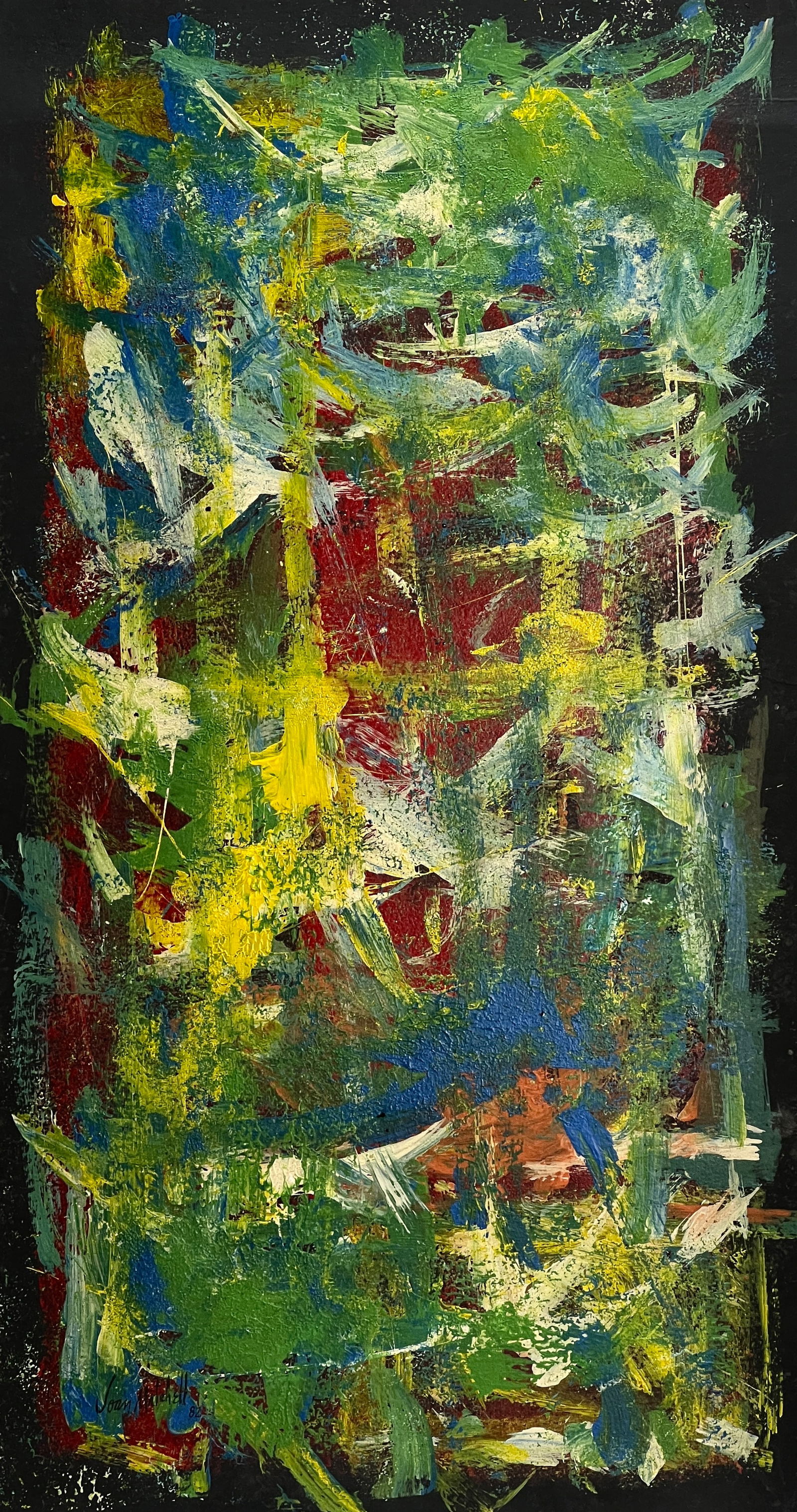 Joan Mitchell, Oil on cardboard. (1 of 2)