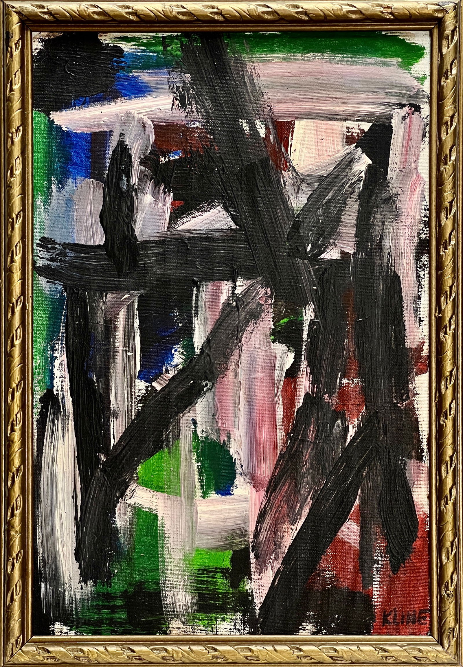 Franz Kline, Oil on board. (1 of 2)