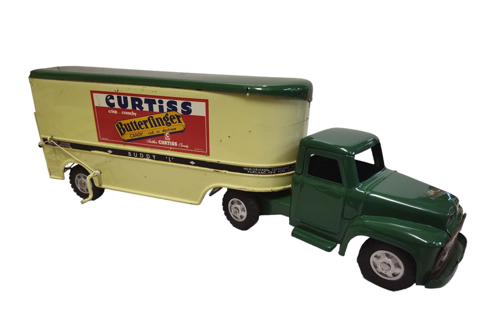 Vintage Buddy L Curtiss Candies Baby Ruth Pressed Steel Delivery Truck. (1 of 13)