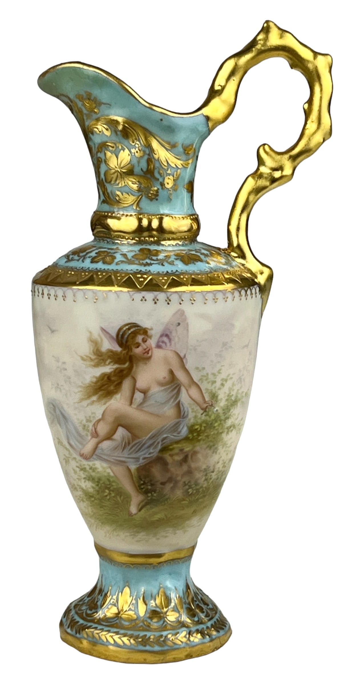 19th C. Royal Vienna Porcelain Pitcher. (1 of 11)