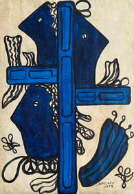 Amelia Pelaez, Tempera on cardboard.