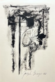 Joseph Beuys, Gouache and ink on paper.