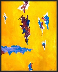 Clyfford Still, Oil on canvas.