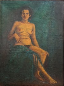 Leopoldo Romañach, Oil on canvas.