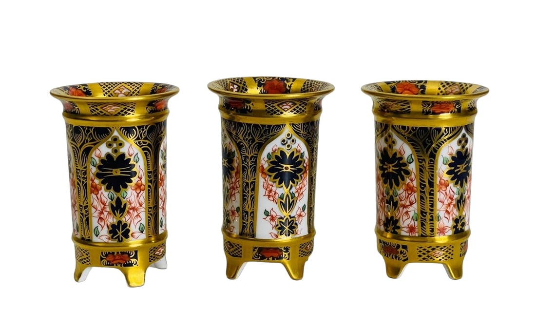 Royal Crown Derby Old Imari Palillero (Set 3). (1 of 14)