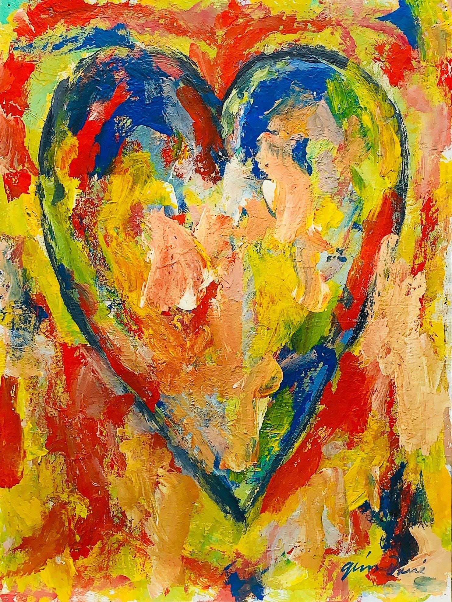 Jim Dine, OIl on cardboard. (1 of 2)