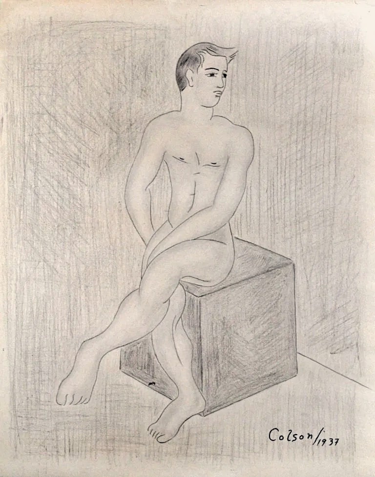 Jaime colson, Pencil on paper. (1 of 2)