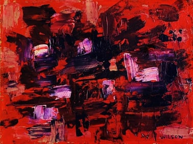 Frank Avray Wilson, Oil on canvas board.