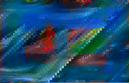 Howard Hodgkin, Oil on canvas panel. (1 of 2)