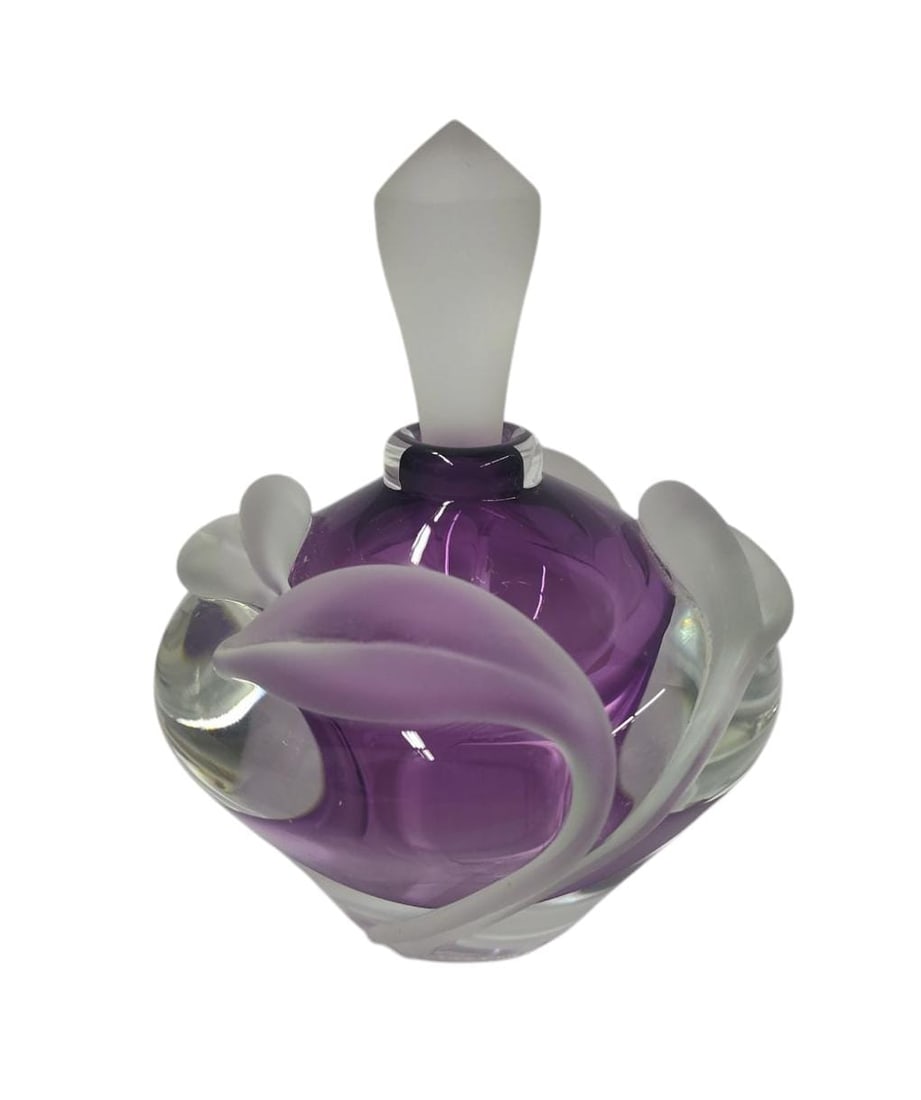 William Glasner Signed Studio  Art Glass Perfume Bottle. (1 of 5)