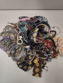 Lot of Assorted Unsearched Estate Costume Jewelry.