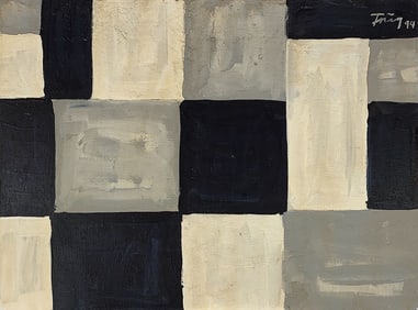 Gunther Forg, Oil on canvas.