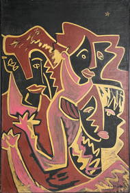 Ernst Ludwig Kirchner, Oil on canvas. (1 of 2)