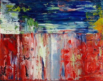 Gerhard Richter, Oil on canvas.