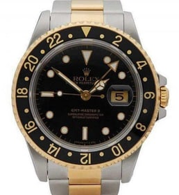 Rolex GMT Master II 16713, SS & 18K, Mens Watch.