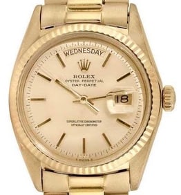 Vintage Rolex Day-Date Model President, Men 18k.