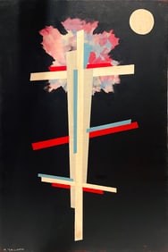 Ilya Chashnik , Oil on canvas.