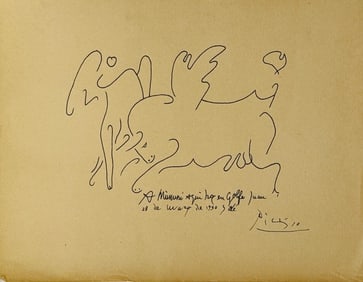 Pablo Picasso, Ink on paper