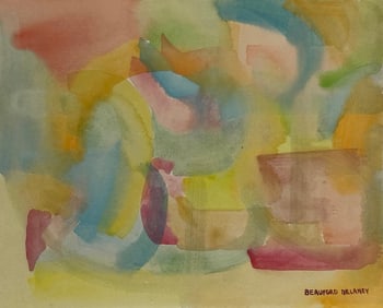 Beauford Delaney, Watercolor on paper.